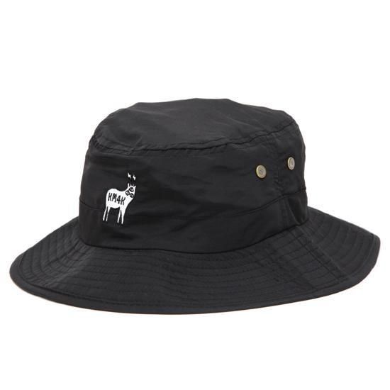 【KM4K カモシカ】SAFARI HAT (ブラック)(日よけサファリハット)