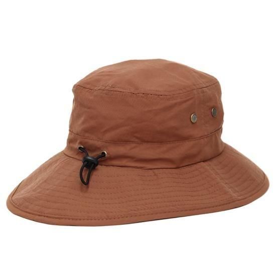 【KM4K カモシカ】SAFARI HAT (ブラウン)(日よけサファリハット)の2枚目の画像