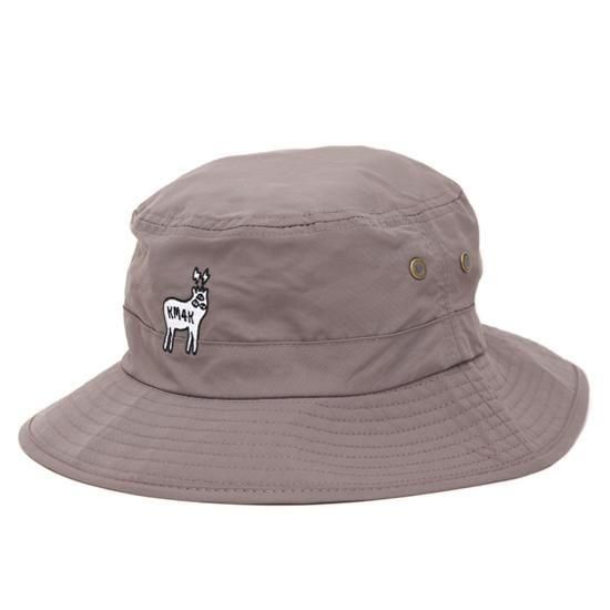【KM4K カモシカ】SAFARI HAT (グレイ)(日よけサファリハット)