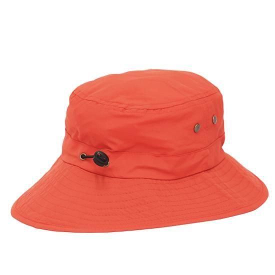 KM4K カモシカ｜SAFARI HAT オレンジ 日除けハット