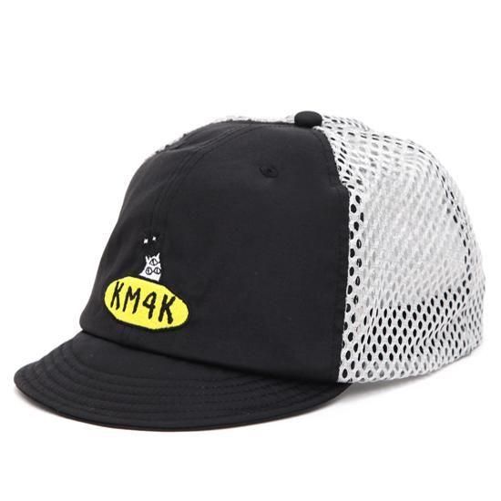 【KM4K カモシカ】TRAIL CAP 4 (ブラック)(小さく畳めるトレイルキャップ)
