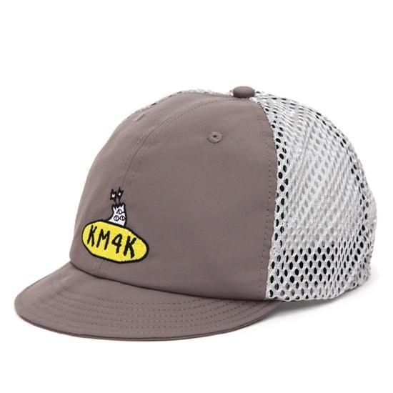 【KM4K カモシカ】TRAIL CAP 4 (グレイ)(小さく畳めるトレイルキャップ)