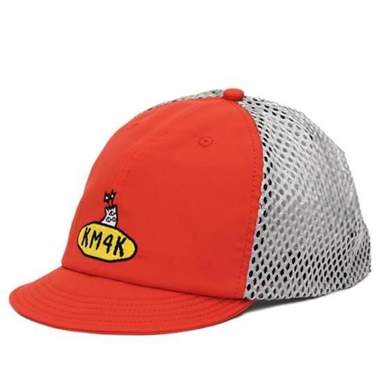 【KM4K カモシカ】TRAIL CAP 4 (オレンジ)(小さく畳めるトレイルキャップ)