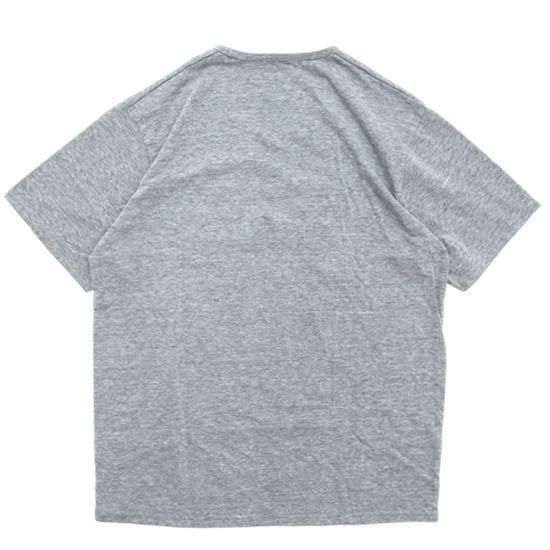 remilla レミーラ｜マーブルVネック (グレイ杢)(ゆるいVネックの定番Ｔシャツ)の2枚目の画像
