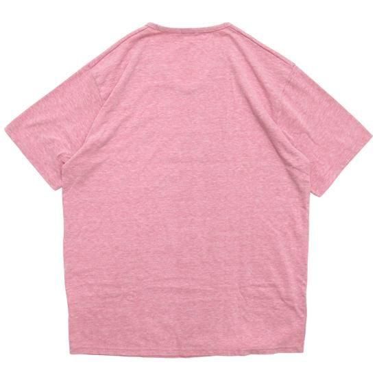 remilla レミーラ｜マーブルVネック (ピンク杢)(ゆるいVネックの定番Ｔシャツ)の2枚目の画像