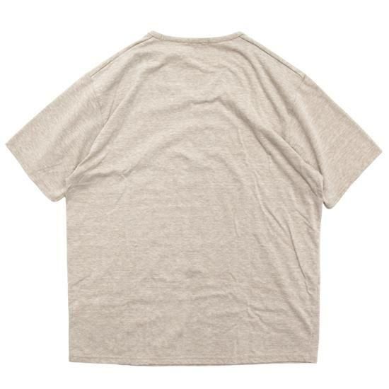 remilla レミーラ｜マーブルVネック (サンド杢)(ゆるいVネックの定番Ｔシャツ)の2枚目の画像