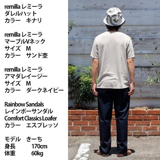 remilla レミーラ　ダレルハット　ダークグレイ remilla 2025春夏物 ダレルハット ダークグレイ 大判プリントの