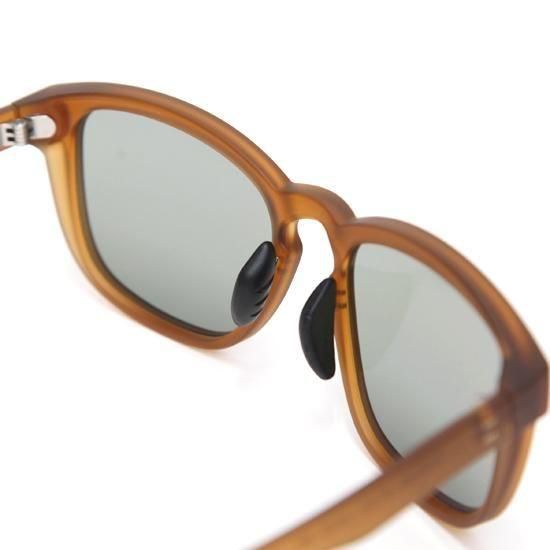 【Afterglow アフターグロー】× OWL MILS(アウルミルズ) VULCAN ＋ MILS LENS BRIGHT (マットクリアブラウン)(渓流釣りを楽しくする偏光サングラス)の2枚目の画像