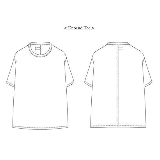 remilla レミーラ【予約商品】Depend Tee (Tシャツ)【7月下旬～8月上旬入荷予定】の2枚目の画像