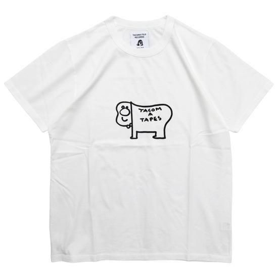 TACOMA FUJI RECORDS タコマフジレコード｜TACOMA TAPES Tee (ホワイト)(プリントTシャツ)