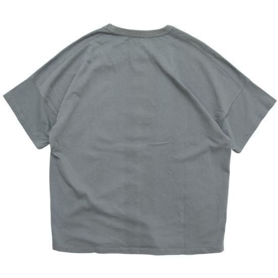 remilla レミーラ｜ハングTee (グレイ)(手の込んだ作りの無地Tシャツ)の2枚目の画像