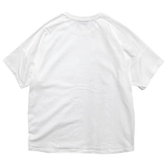 remilla レミーラ｜ハングTee (ホワイト)(手の込んだ作りの無地Tシャツ)の2枚目の画像