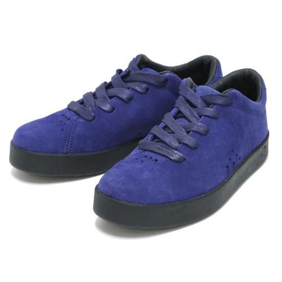 AREth ダークネイビー スエードスニーカー AREth アース｜I lace (オールネイビー)(アイ レース スニーカー)