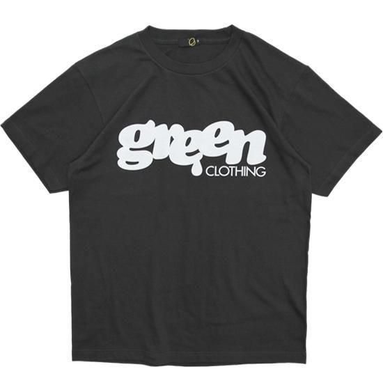 【GREEN CLOTHING グリーンクロージング】2025 #1 Logo (スミクロ)(ロゴ プリントTシャツ)