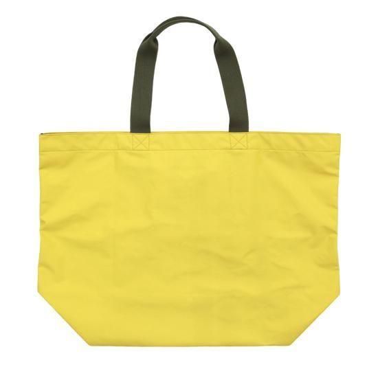 【GREEN CLOTHING グリーンクロージング】TOTE BAG (イエロー)(水に強いトートバッグ)の2枚目の画像