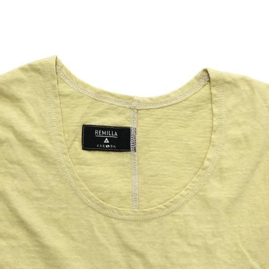 remilla 2025盛夏物 ラフィータンク ライトイエロー