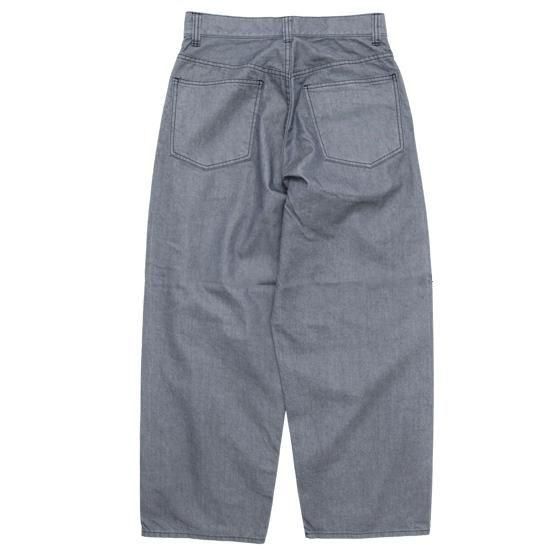 CRANK PROJECTS クランクプロジェクツ｜8oz ファットデニム (グレイ)(太パン)の2枚目の画像