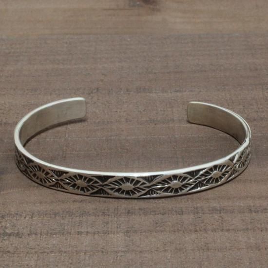 NAVAJO｜シルバーブレスレット Henry Mariano C