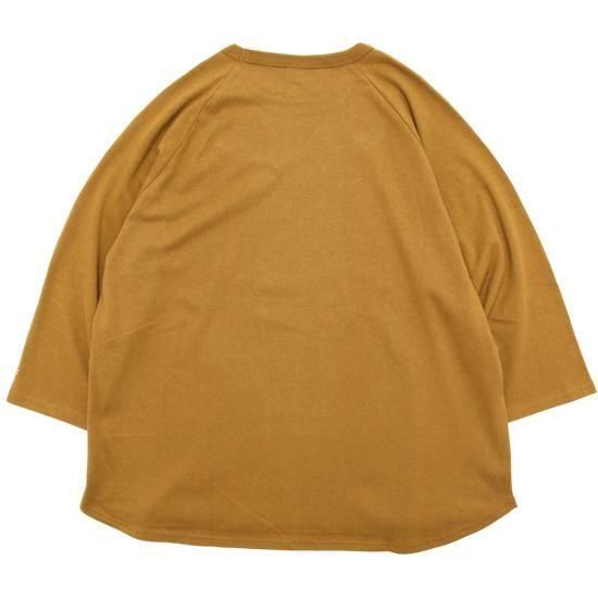 GOHEMP ゴーヘンプ｜10oz JERSEY WIDE BASEBALL TEE 25-2 (ブラウンダック)(やや厚手のロンTEE)の2枚目の画像