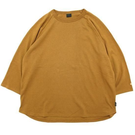 GOHEMP ゴーヘンプ｜10oz JERSEY WIDE BASEBALL TEE 25-2 (ブラウンダック)(やや厚手のロンTEE)