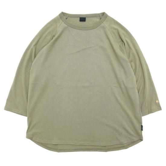 GOHEMP ゴーヘンプ｜10oz JERSEY WIDE BASEBALL TEE 25-2 (セージグリーン)(やや厚手のロンTEE)
