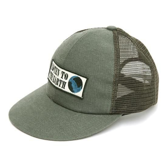 GOHEMP｜LISTEN TO MESH CAP オリーブ GHG0267MCP