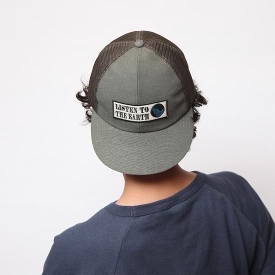 GOHEMP｜LISTEN TO MESH CAP オリーブ GHG0267MCP