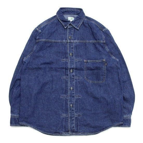 EMBROIDERY SHIRT GOHEMP ヒッピー シャンブレーシャツ EMBROIDERY