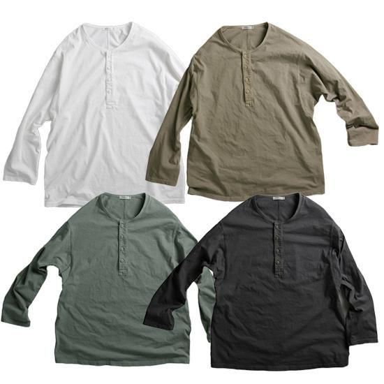 remilla レミーラ【予約商品】オーバルヘンリー (不思議な切り替えのヘンリーネックロンT)【10月下旬～11月上旬入荷予定】