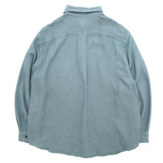 GOHEMP إסGAUZE GO BASIC SHIRTS (ƥ֥롼)(äȱ륷)2ܤβ