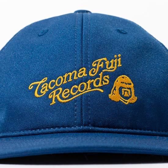 TACOMA FUJI RECORDS｜SCRIPT LOGO CAP ブルー