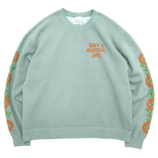 HAVE A GRATEFUL DAY ϥ֥쥤ȥեǥSWEATSHIRT -SF GRASS (ȥ꡼֥롼)(եץȤΥå)