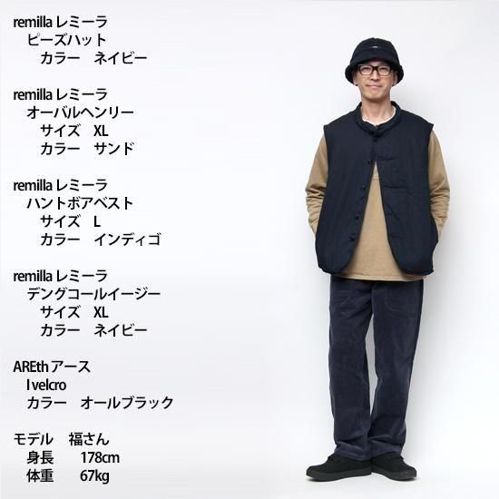 remilla レミーラ 2025秋冬物 デングコールイージー ブラック