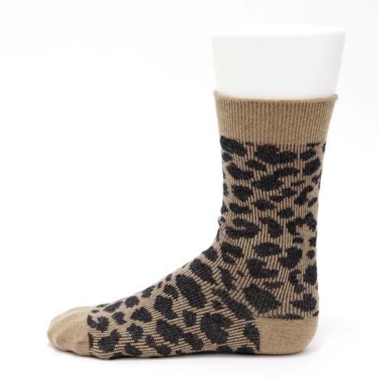ROTOTO ȥȡLEOPARD PATTERN MERINO SOCKS (ΥΥҥ祦 å)2ܤβ