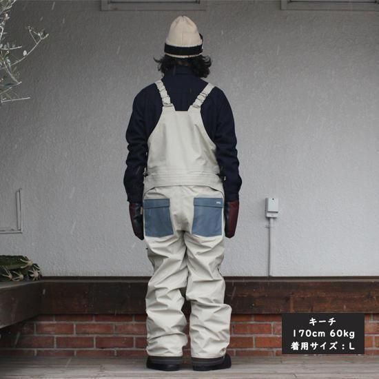 GREEN CLOTHING｜BIB PANTS DARK BROWN