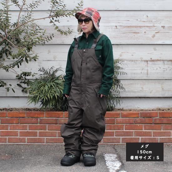 グリーンクロージング　ビブパンツ　ダークブラウン スノーボード GREEN CLOTHING｜BIB PANTS DARK BROWN