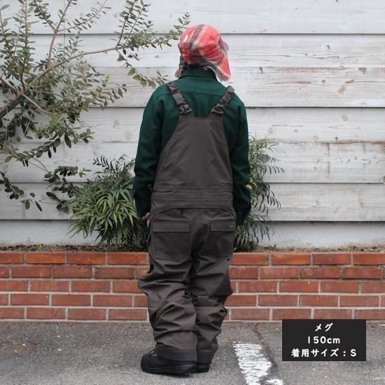 GREEN CLOTHING｜BIB PANTS DARK BROWN