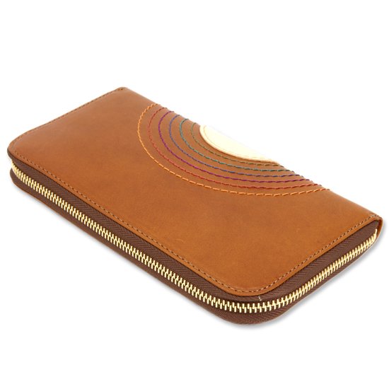 MAGIC THEATER マジックシアター｜MAGIC THEATER RAINBOW 22°HALO 12 ZIP LONG PURSE  (BROWN)