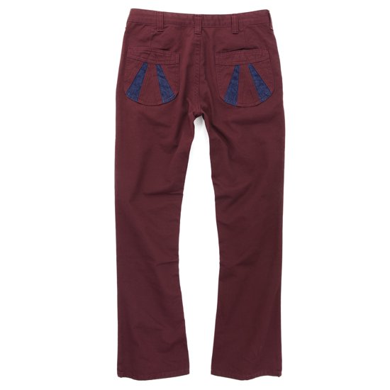 Nasngwam ナスングワム｜Nasngwam SUNRISE CHINO PANTS 別注モデル (BURGUNDY)