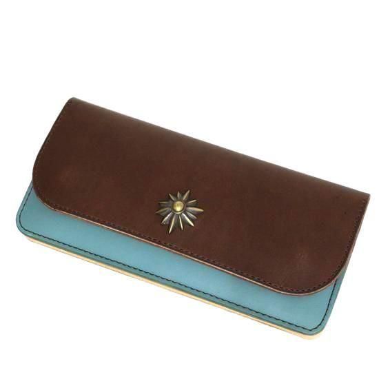 KUBIKI LEATHER クビキレザー｜KUBIKI LEATHER LONG WALLET (BROWN)