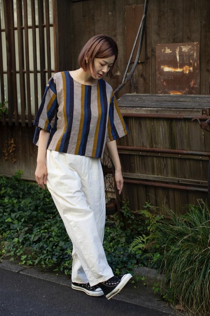 【極美品】YAMMAMAN ヤンマ産業　会津木綿Tシャツ 極美品】YAMMAMAN ヤンマ産業 会津木綿Tシャツ