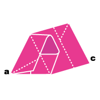 ラッピングの三角形の包装-04