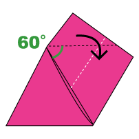 ラッピングの三角形包みＡ-04