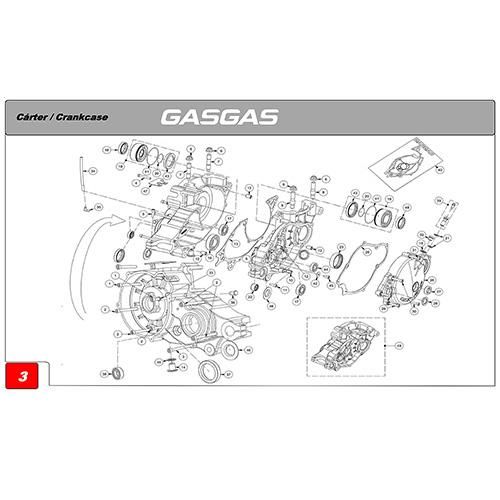 GASGAS純正パーツ] FILLAR PLUG [Parts No] M010106002 - MITANI