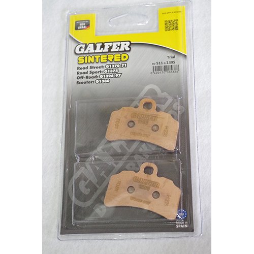 GALFER NEW Brake Pads 511 Sintered - MITANI KOBE オンラインショップ