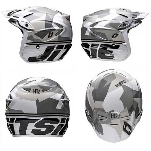 JITSIE NEW Helmet HT2 Polygon （White/Black/Grey） - MITANI KOBE オンラインショップ