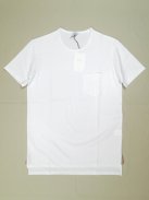 Scye オーガニック超長綿天竺ポケットTシャツ（ホワイト）【メンズ】