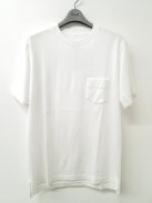 Scye Basics 度詰吊り天竺丸胴Tシャツ（ホワイト）【メンズ】