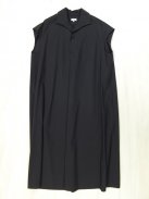 Scye イタリアンカラーサックドレス（ブラック）【ウィメンズ】