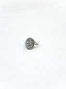 VINTAGE JEWERLY 70s EURO Silver Ring 12号 #256